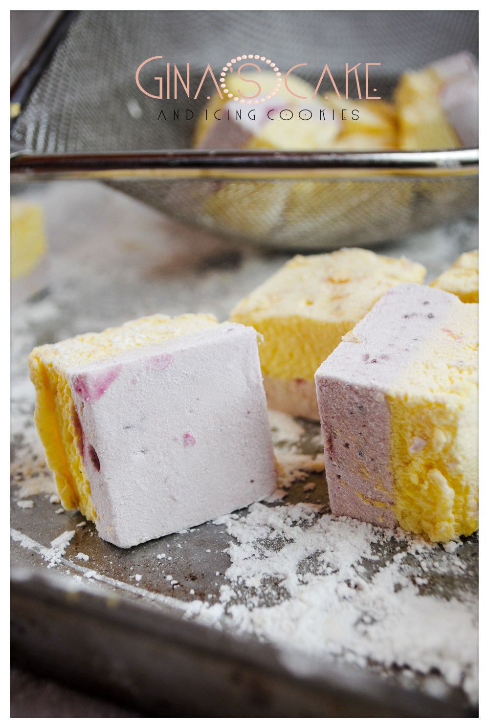 Guimaves al  limone e mirtilli