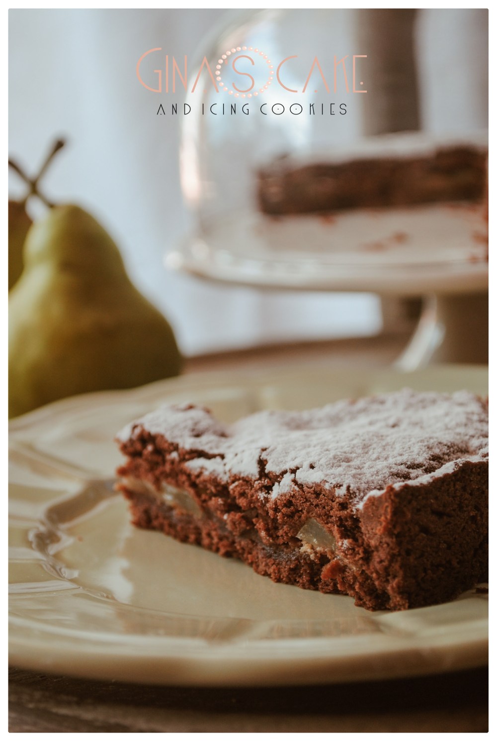 Tarte al cioccolato e pere