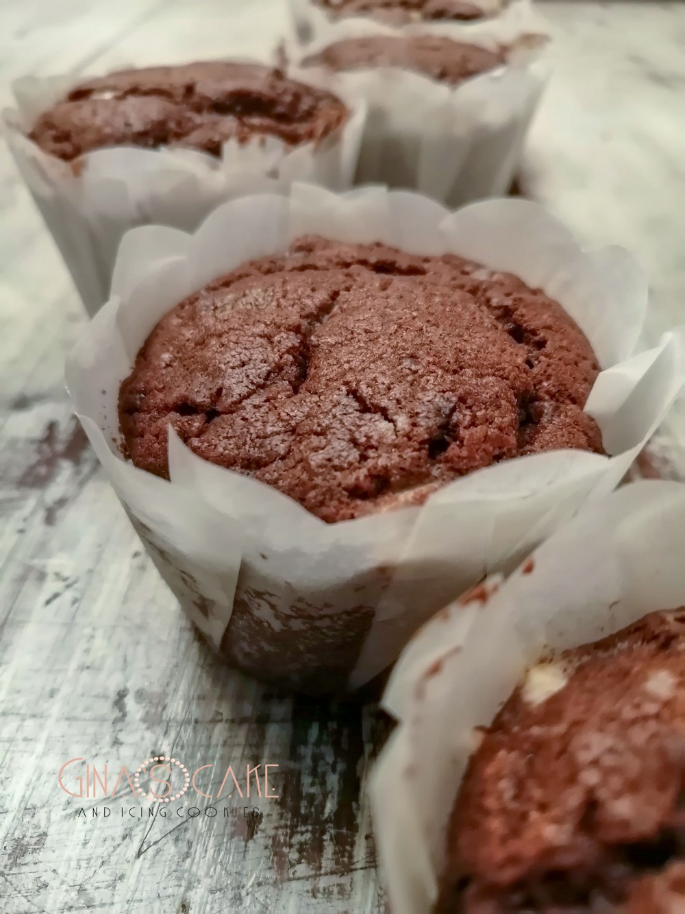 Muffin ai tre cioccolati