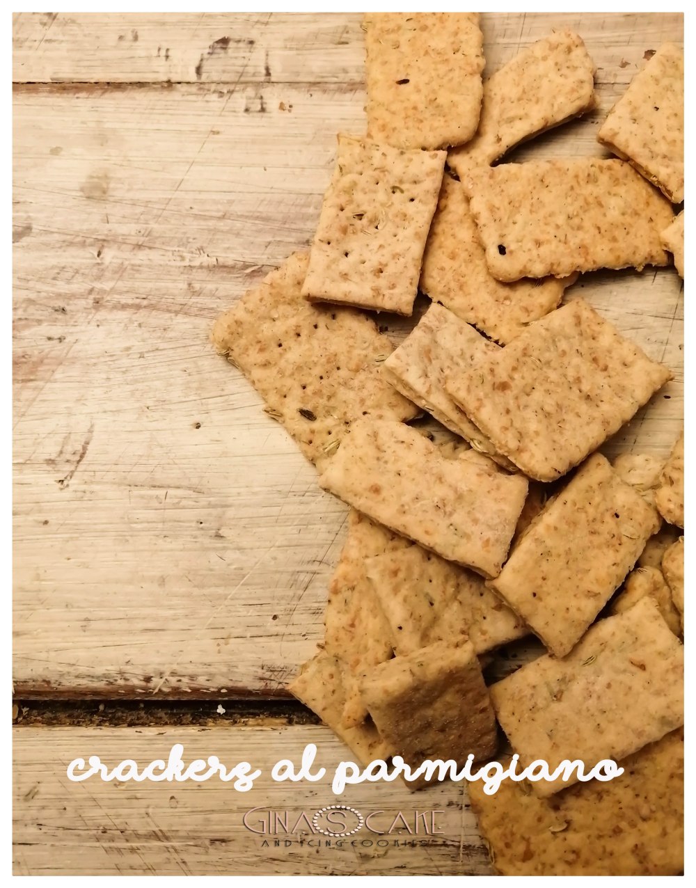 Crackers al parmigiano e finocchio