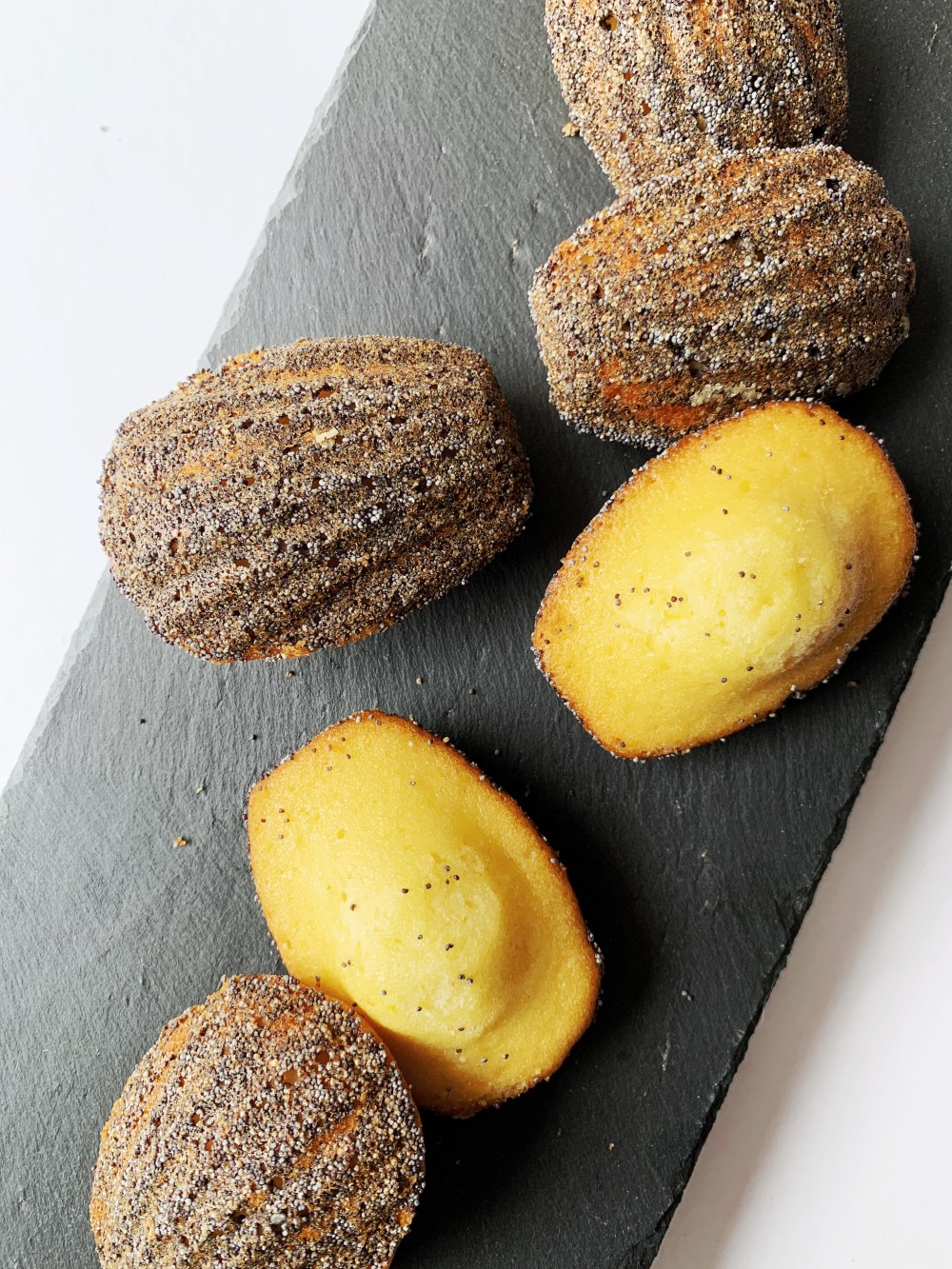Madeleines al limone e papavero
