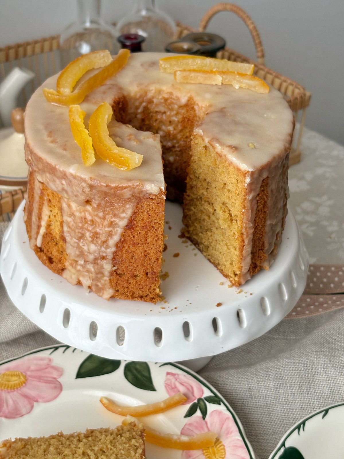 Chiffon cake all’arancia e cannella